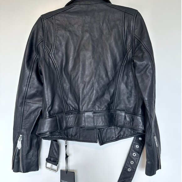 NWT Aritzia Talula genuine leather moto jacket - Picture 3 of 7